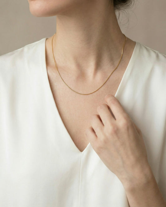 Serpentine Chain Necklace