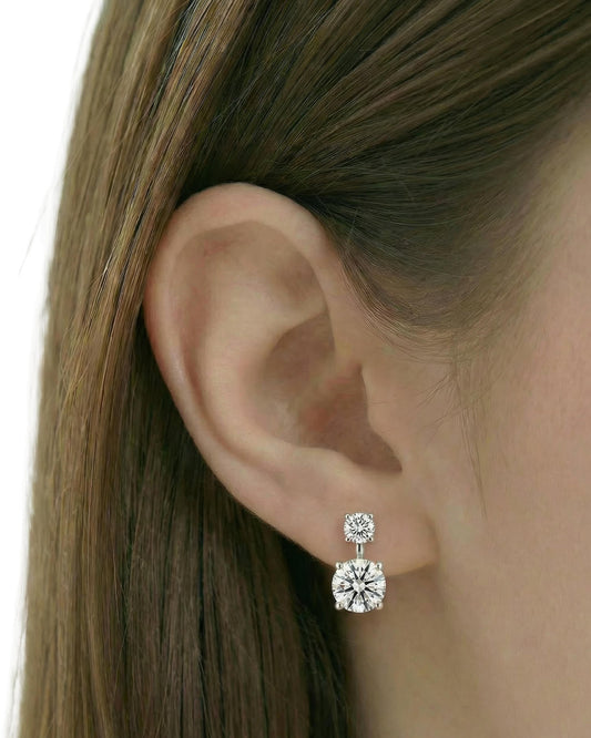 Pendientes de aro Astra Twin Radiance Huggie