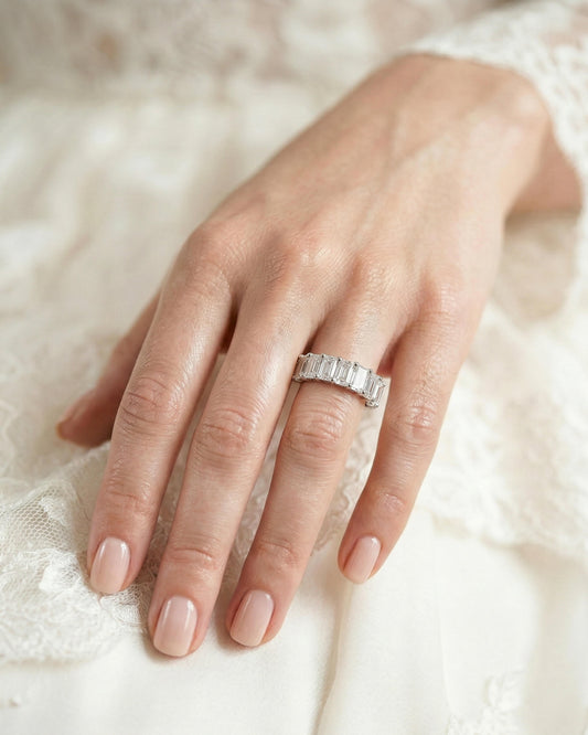 Astra Emerald Eternity Ring