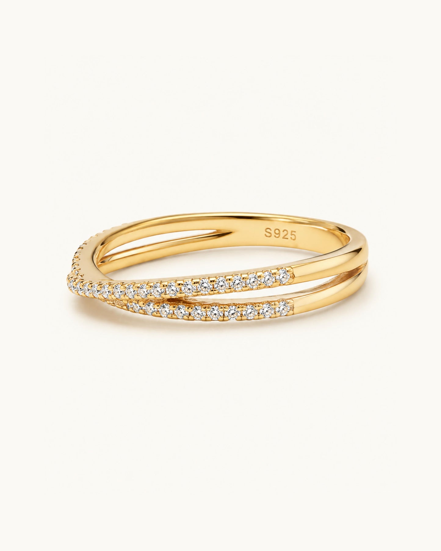 Lune Criss Cross Ring