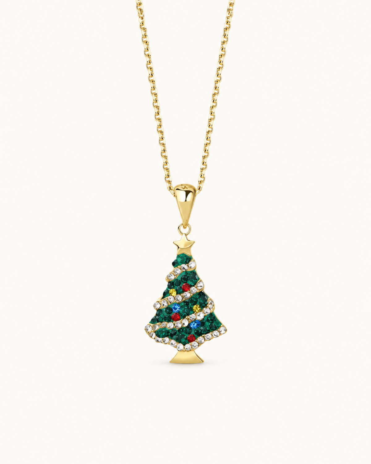 Christmas Tree Necklace