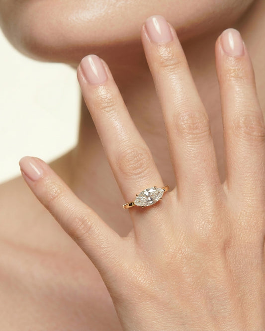 Horizon East West Marquise Ring 2ct