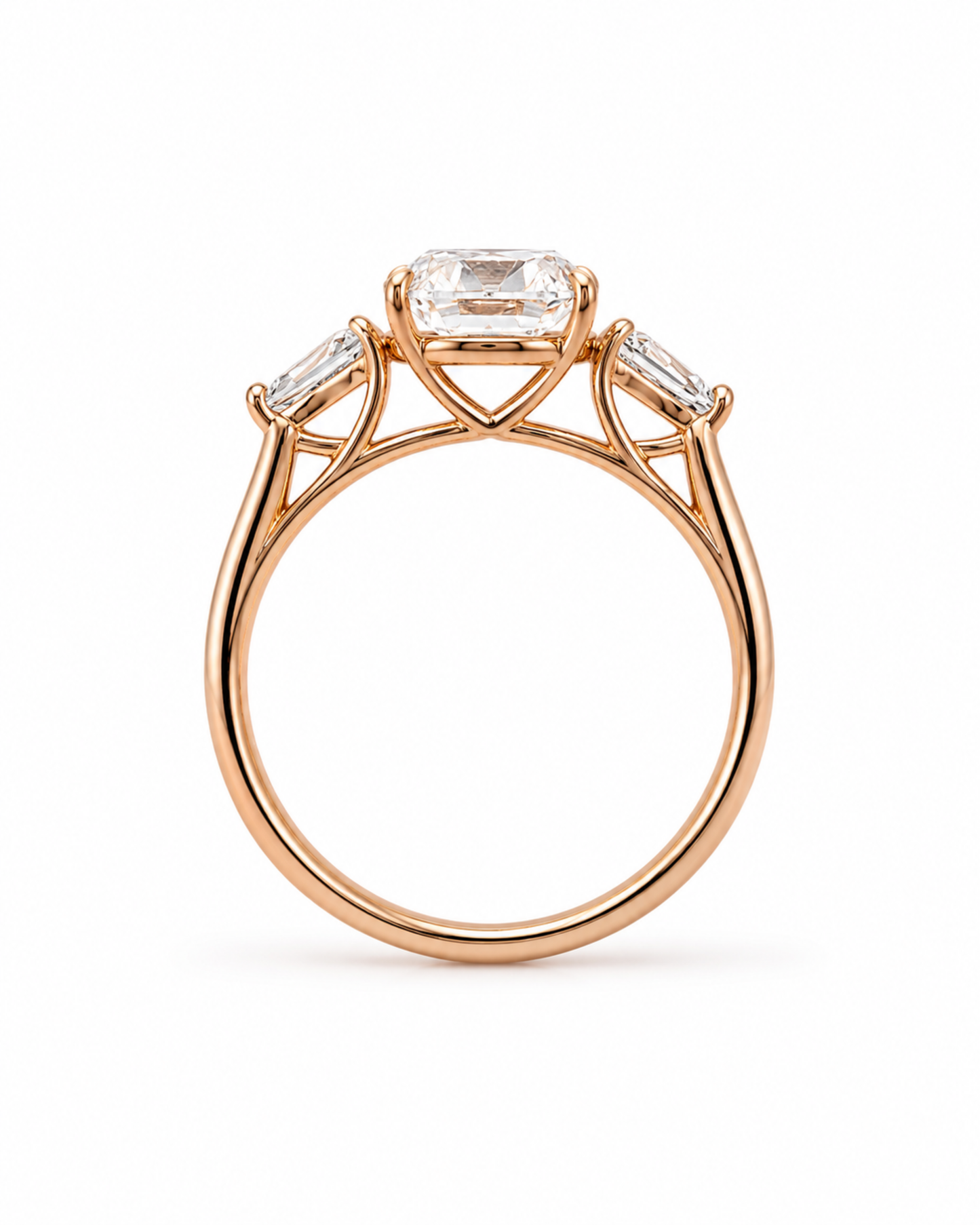 Lumière Trio 3-Stone Oval Ring 3.5ct