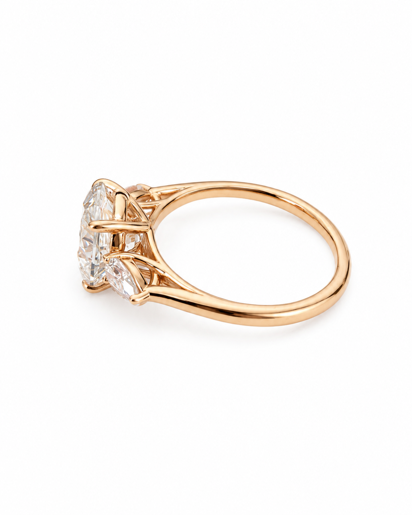 Lumière Trio 3-Stone Oval Ring 3.5ct