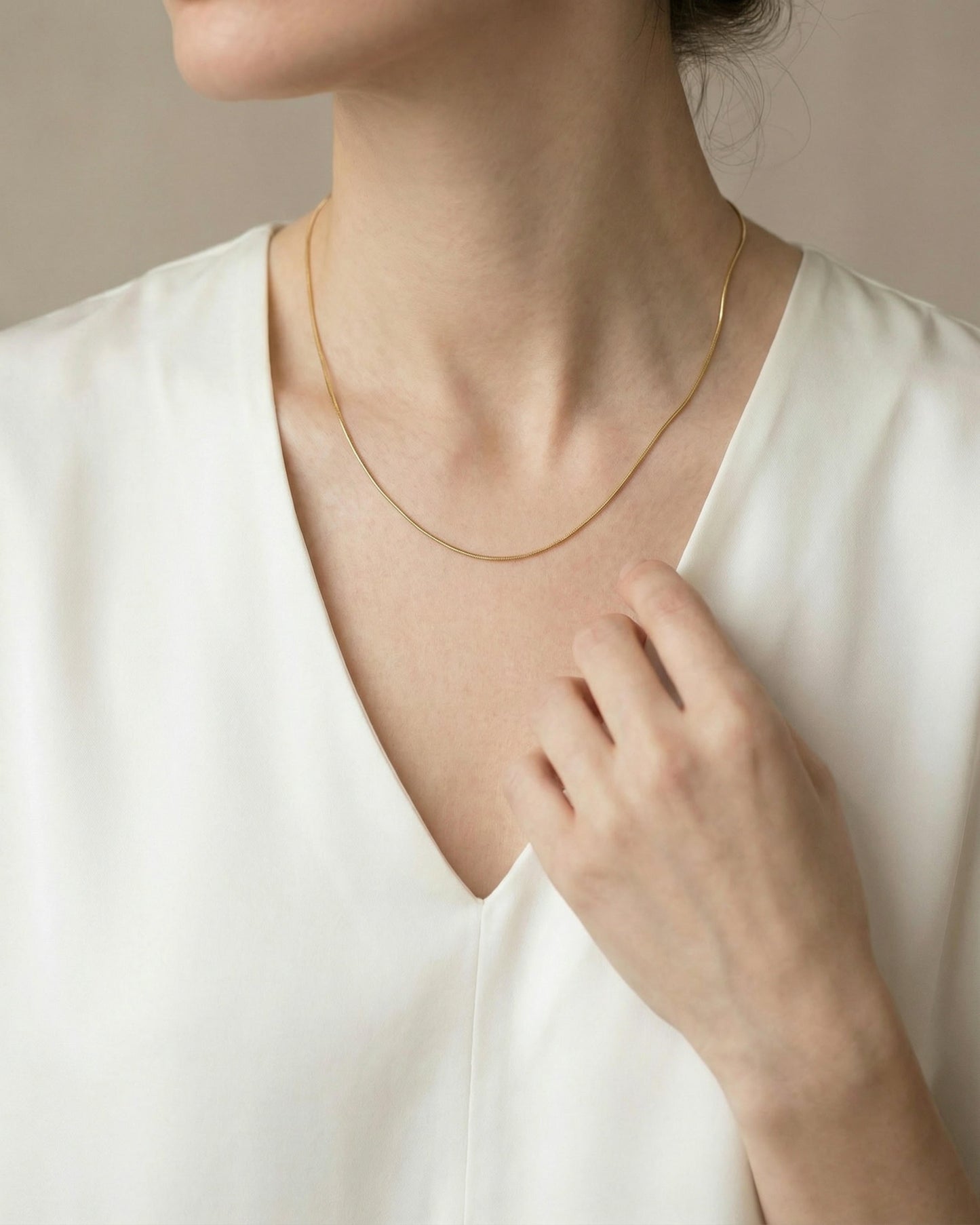 Serpentine Chain Necklace