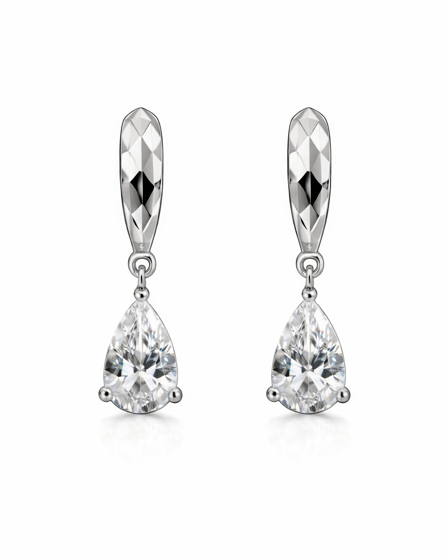 Elara Drop Huggie Hoop Earrings