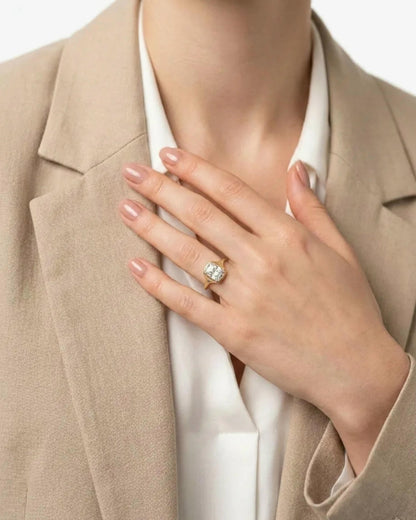 Embrace Elongated Cushion Ring