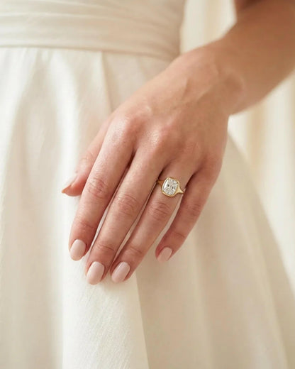 Embrace Elongated Cushion Ring