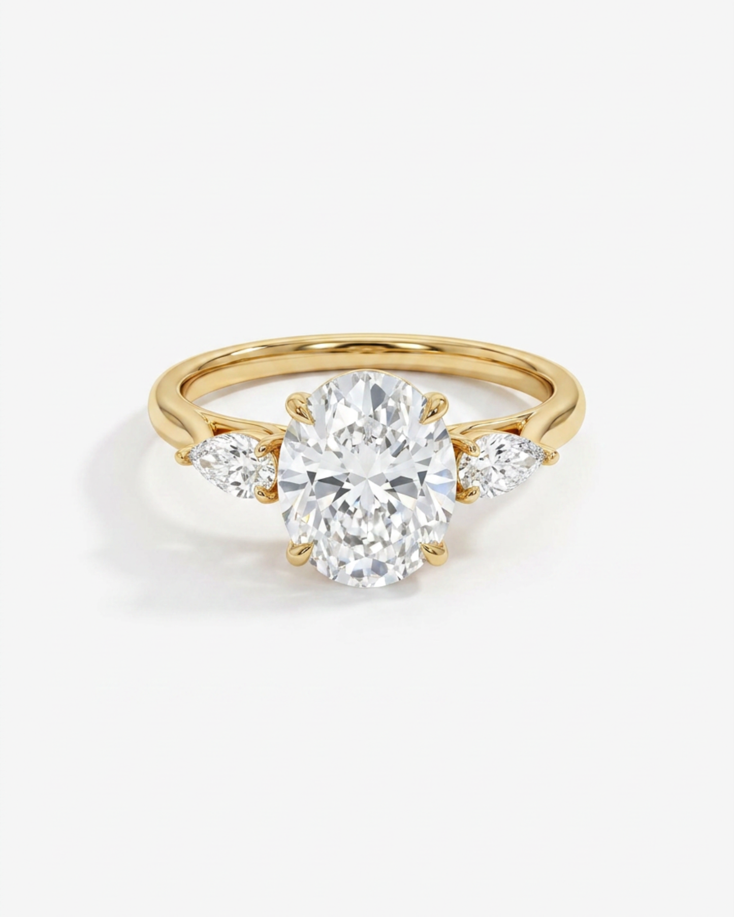 Lumière Trio 3-Stone Oval Ring 3.5ct