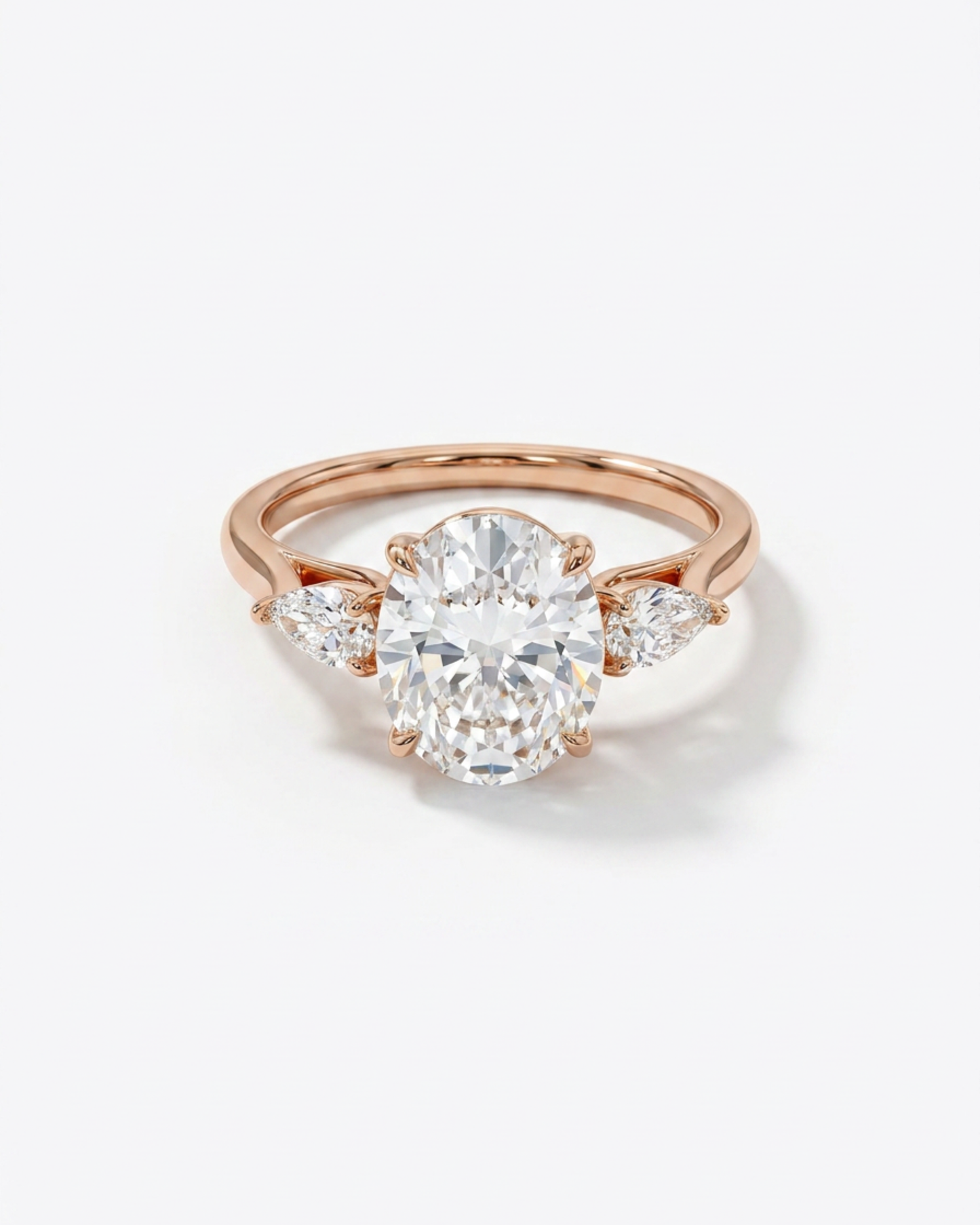 Lumière Trio 3-Stone Oval Ring 3.5ct