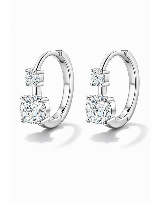 Pendientes de aro Astra Twin Radiance Huggie