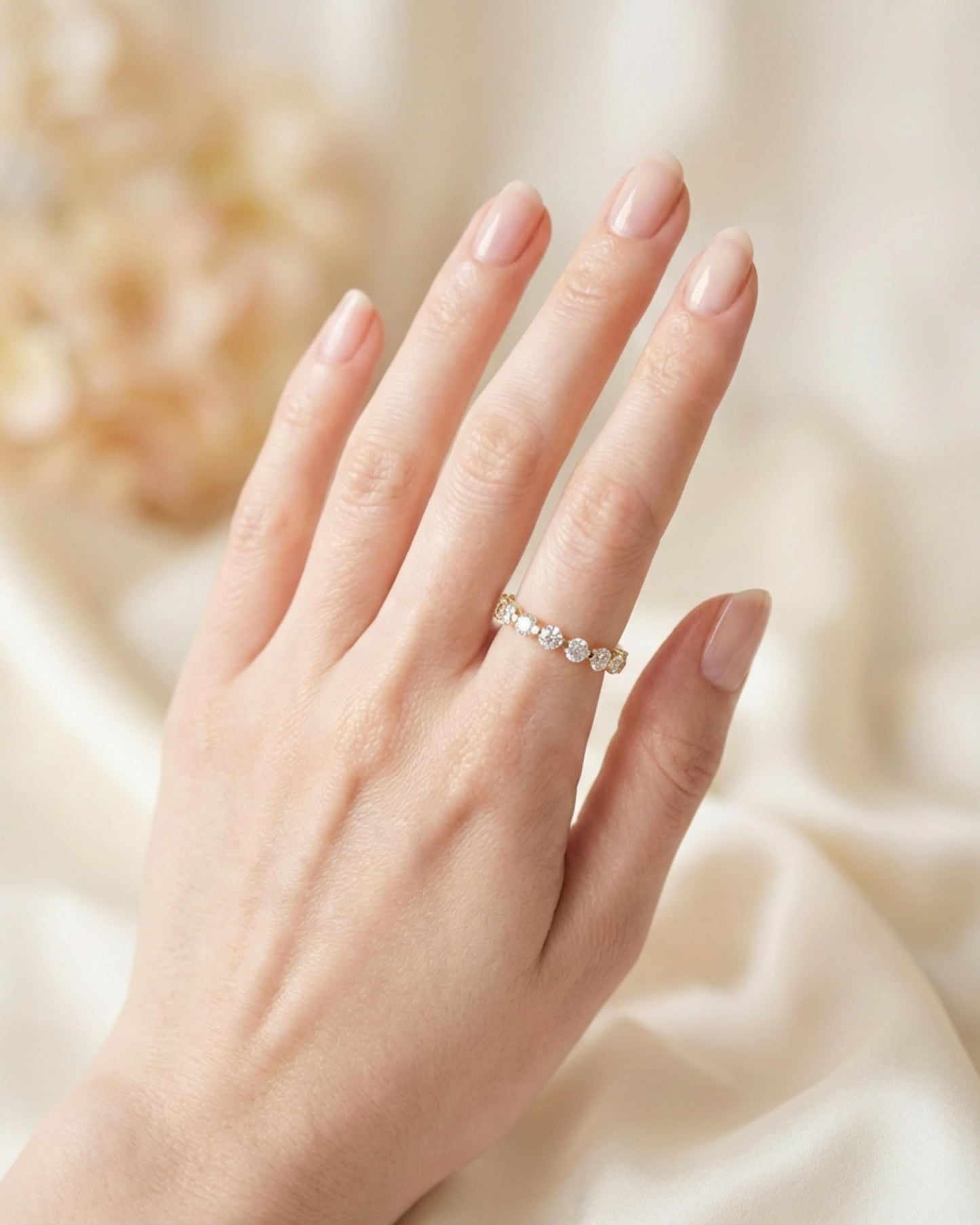 Lune Classic Partial Eternity Band Ring