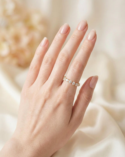 Lune Classic Partial Eternity Band Ring