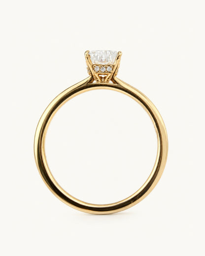 Lumina Solitaire Heart Ring