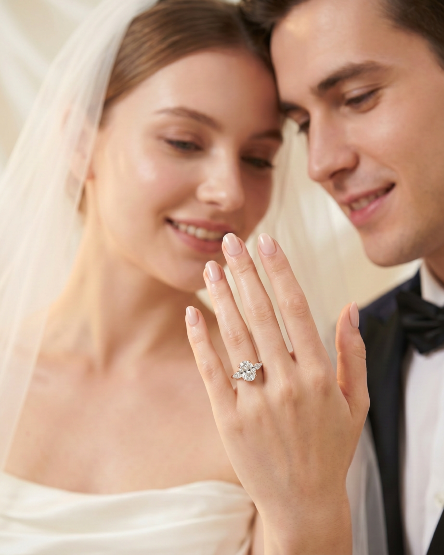 Lumière Trio 3-Stone Oval Ring 3.5ct
