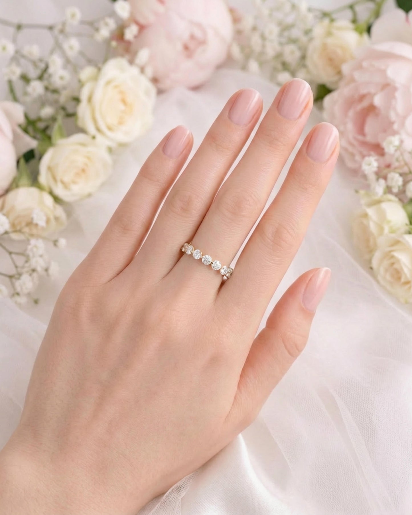 Lune Classic Partial Eternity Band Ring