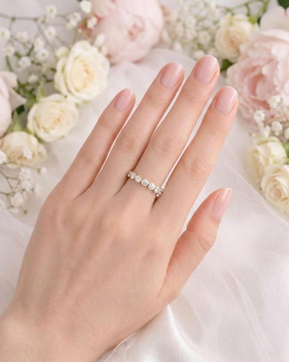 Lune Classic Partial Eternity Band Ring