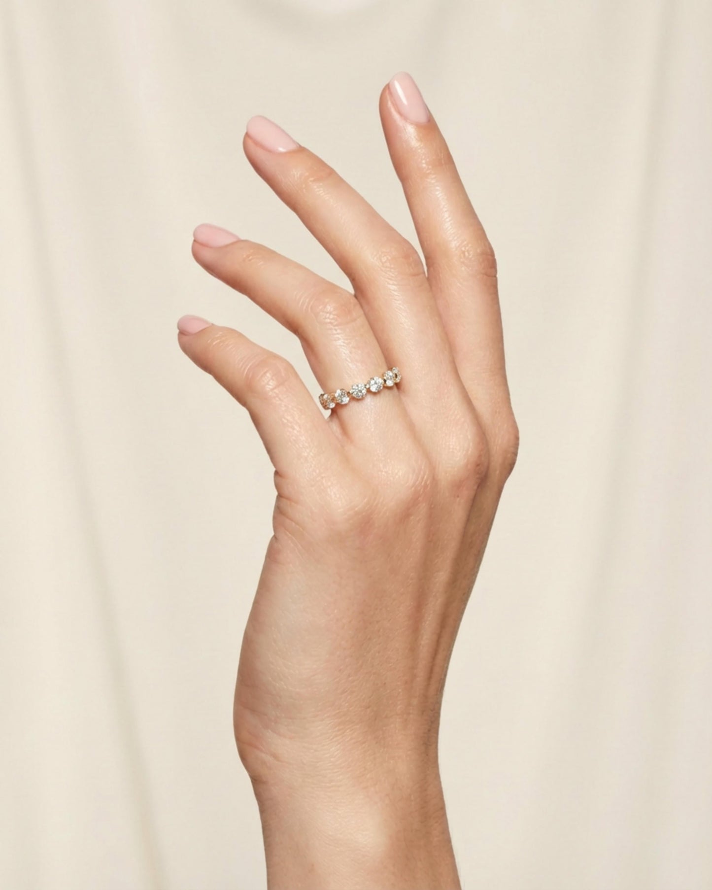 Lune Classic Partial Eternity Band Ring