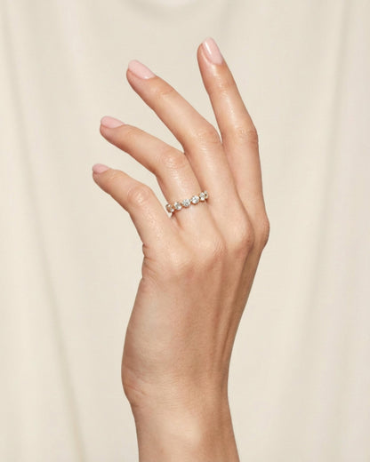 Lune Classic Partial Eternity Band Ring