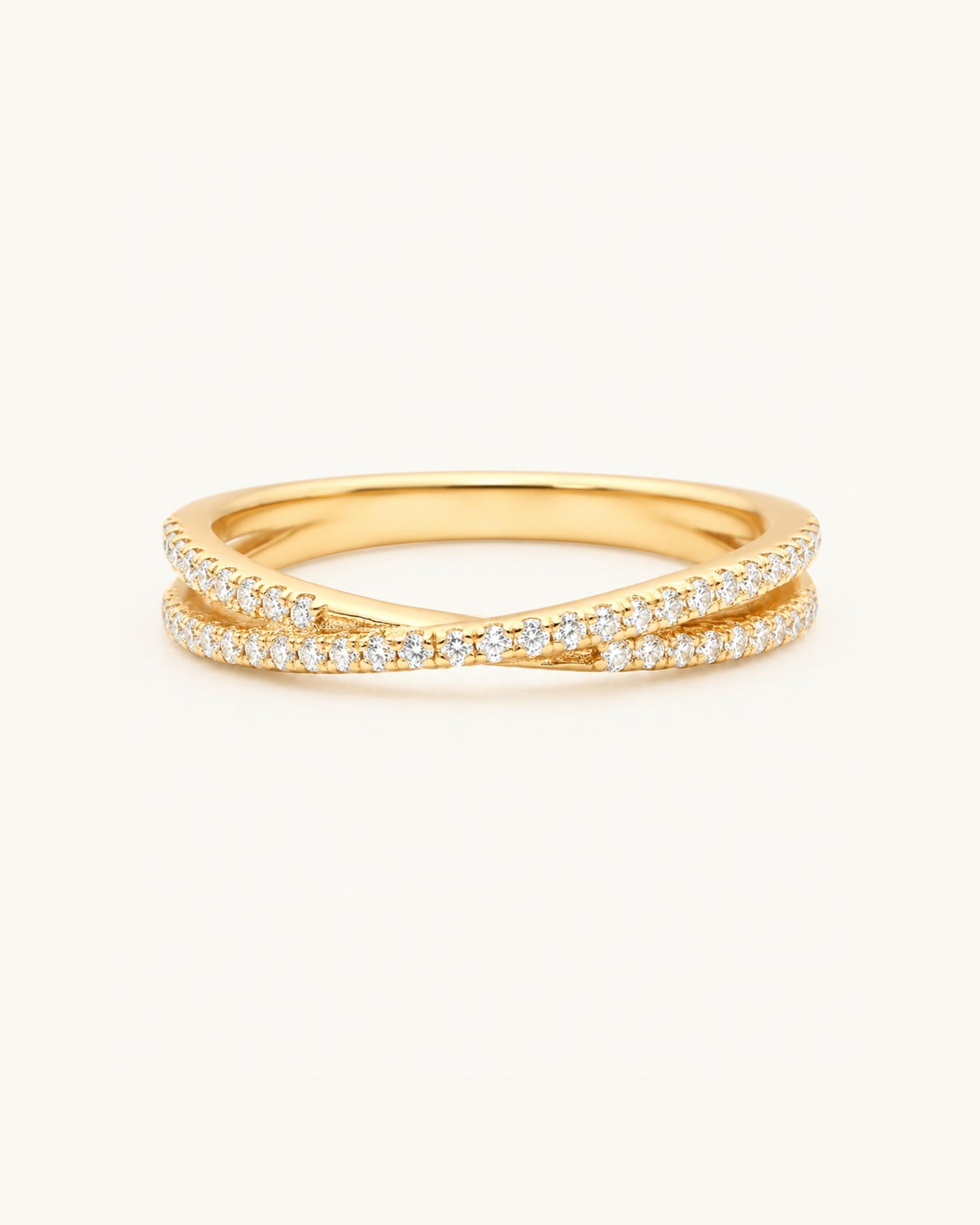 Lune Criss Cross Ring