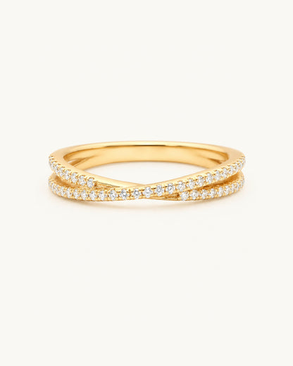 Lune Criss Cross Ring