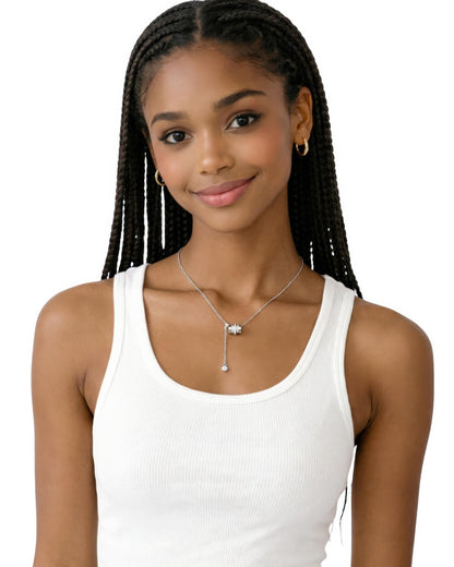Modern Bar Pendant Necklace