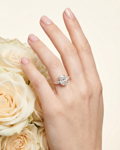 Lumière Trio 3-Stone Oval Ring 3.5ct