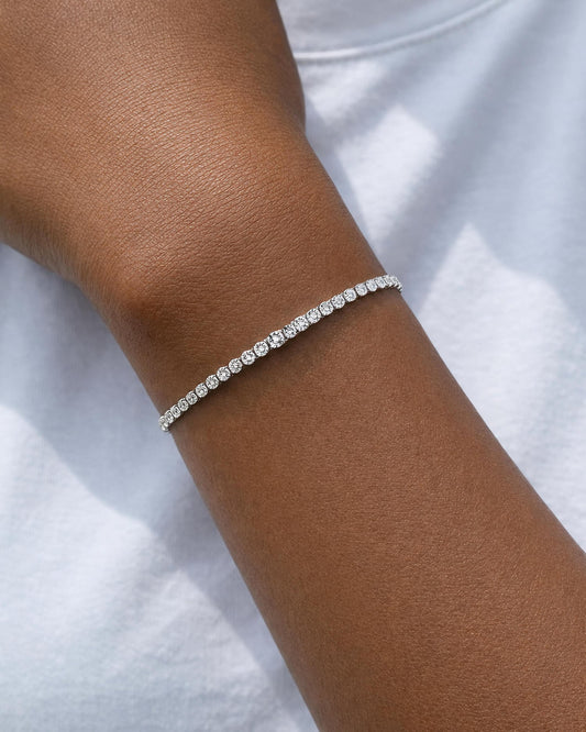 Pulsera de tenis fina