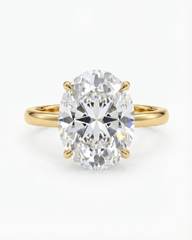 Lumina Solitaire Oval Ring 5ct | 6ct