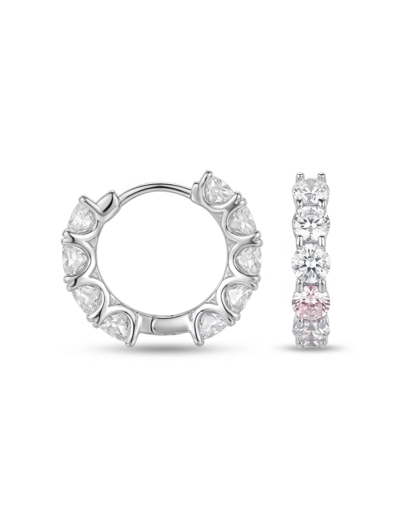 Eterna Pavé Huggie Hoop Earrings