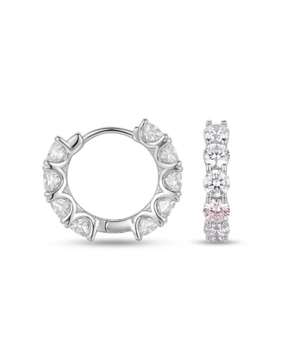 Eterna Pavé Huggie Hoop Earrings