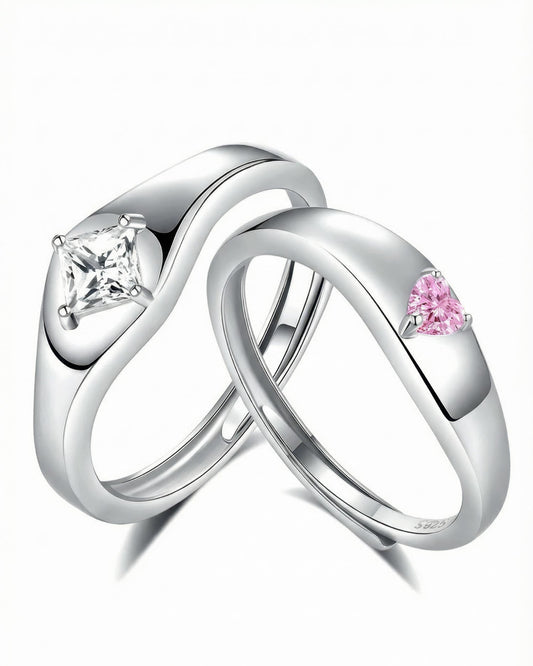 Twinlight · Conjunto de anillos para parejas Promise #1