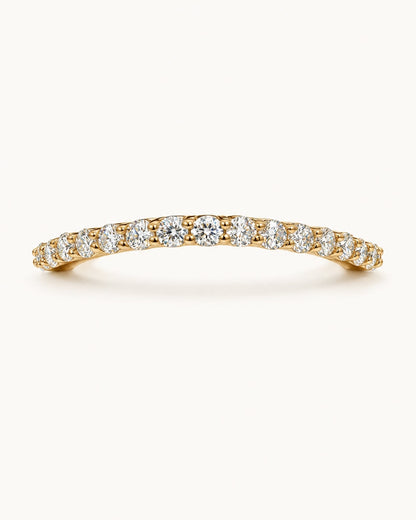 Lune Gentle Curve Band Ring