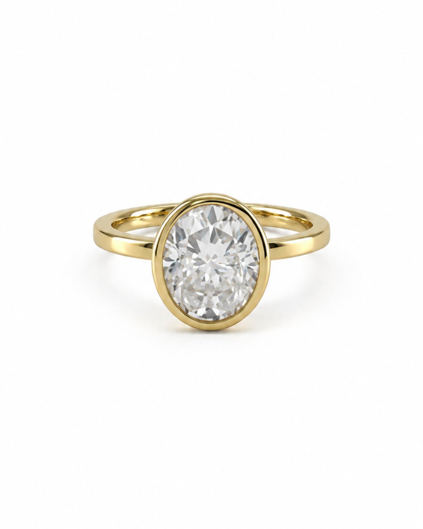 Celeste Bezel Oval Ring