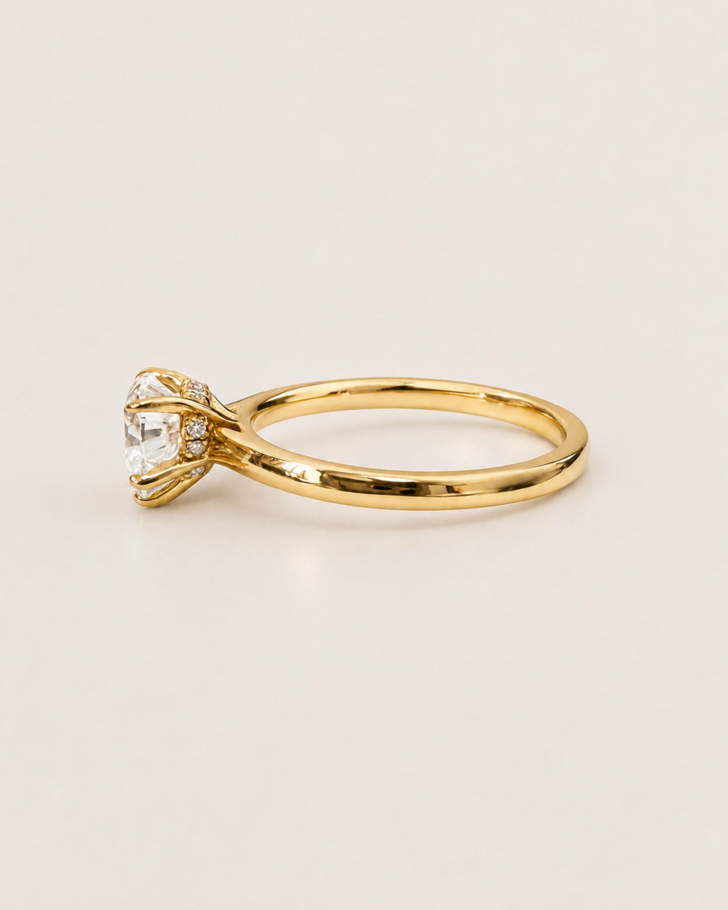 Lumina Solitaire Heart Ring
