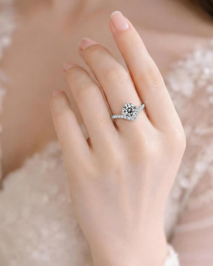 Celestia V-Crown Ring