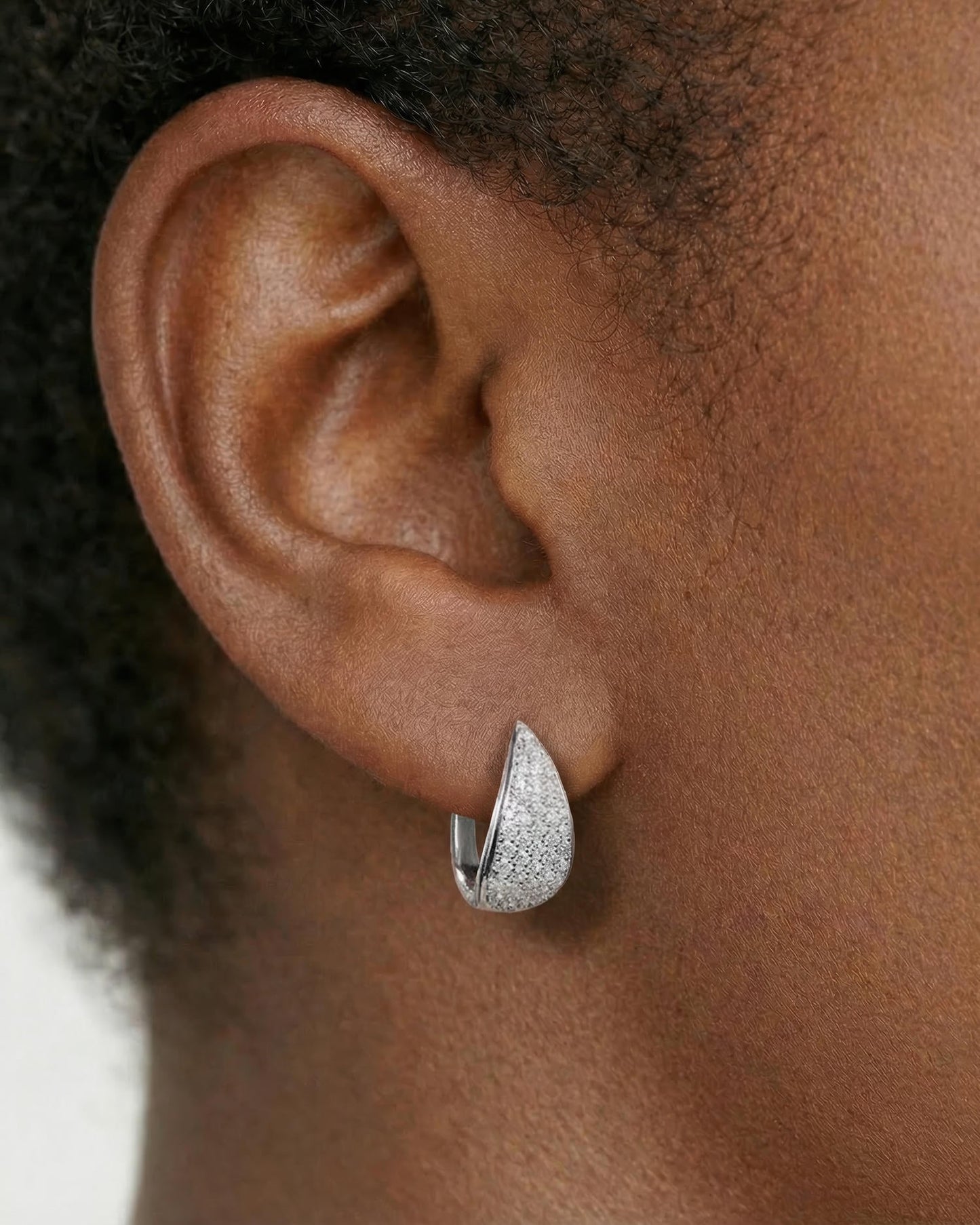Stardust Cluster Hoop Earrings