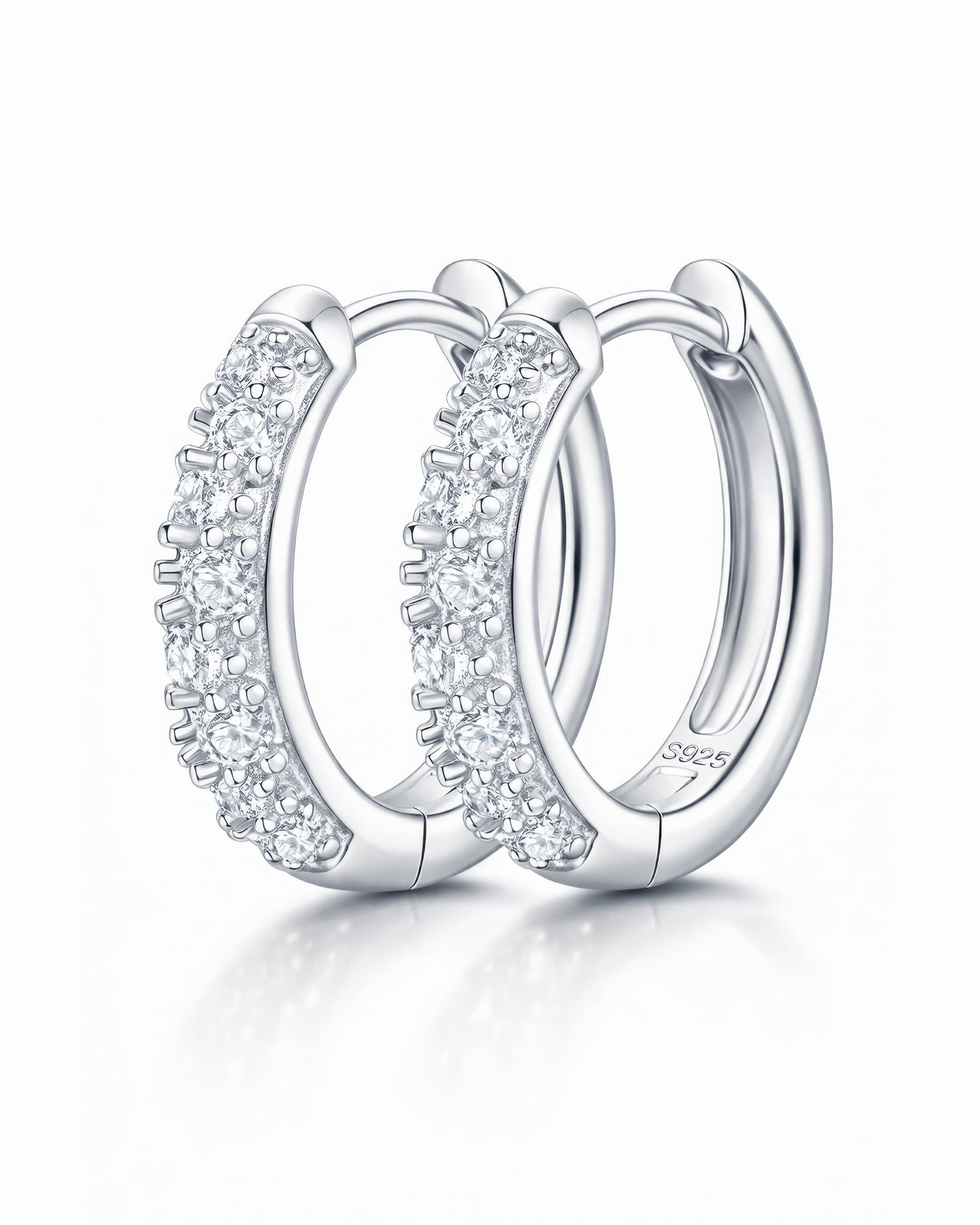 Nova Pavé Small Hoop Earrings