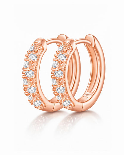 Nova Pavé Small Hoop Earrings