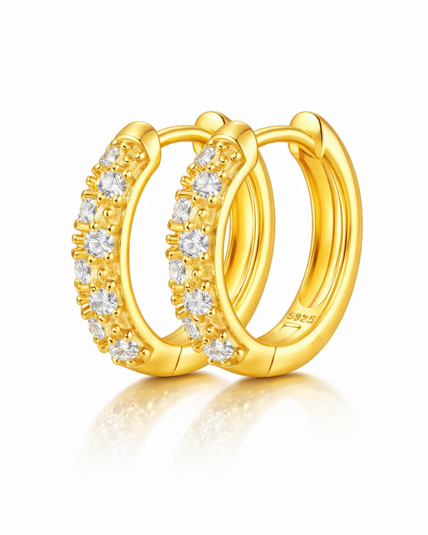 Nova Pavé Small Hoop Earrings