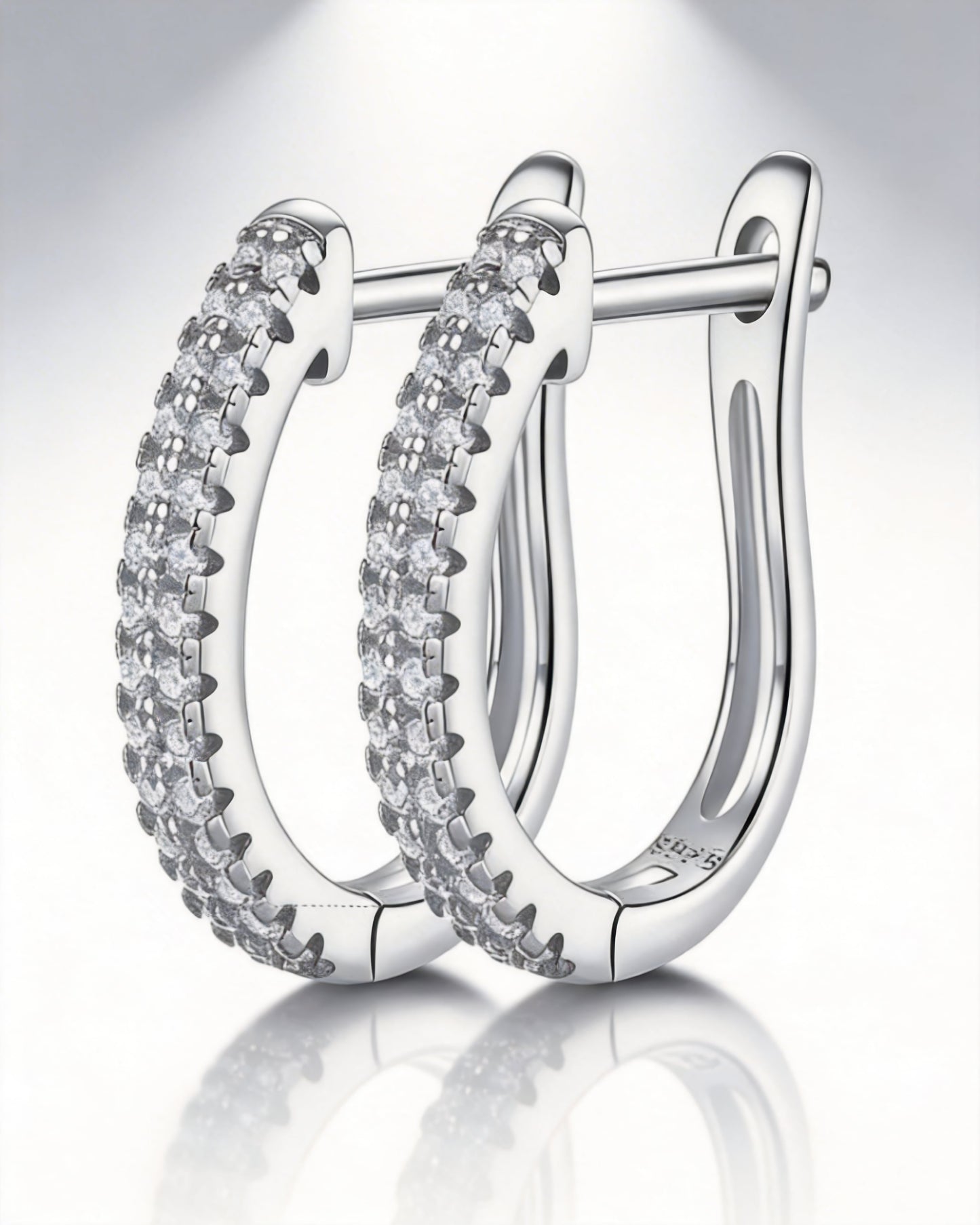 Orbit Pavé Hoop Earrings