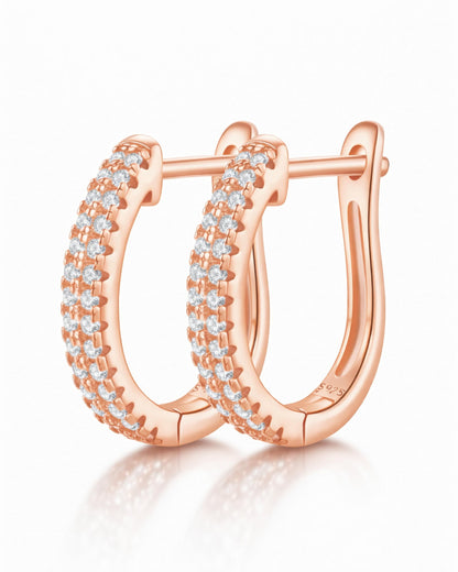 Orbit Pavé Hoop Earrings