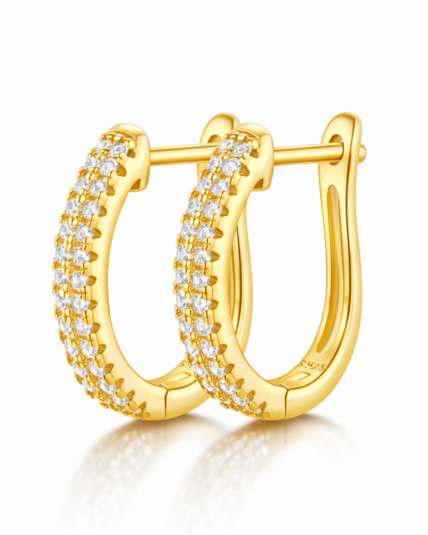 Orbit Pavé Hoop Earrings