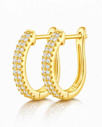 Orbit Pavé Hoop Earrings