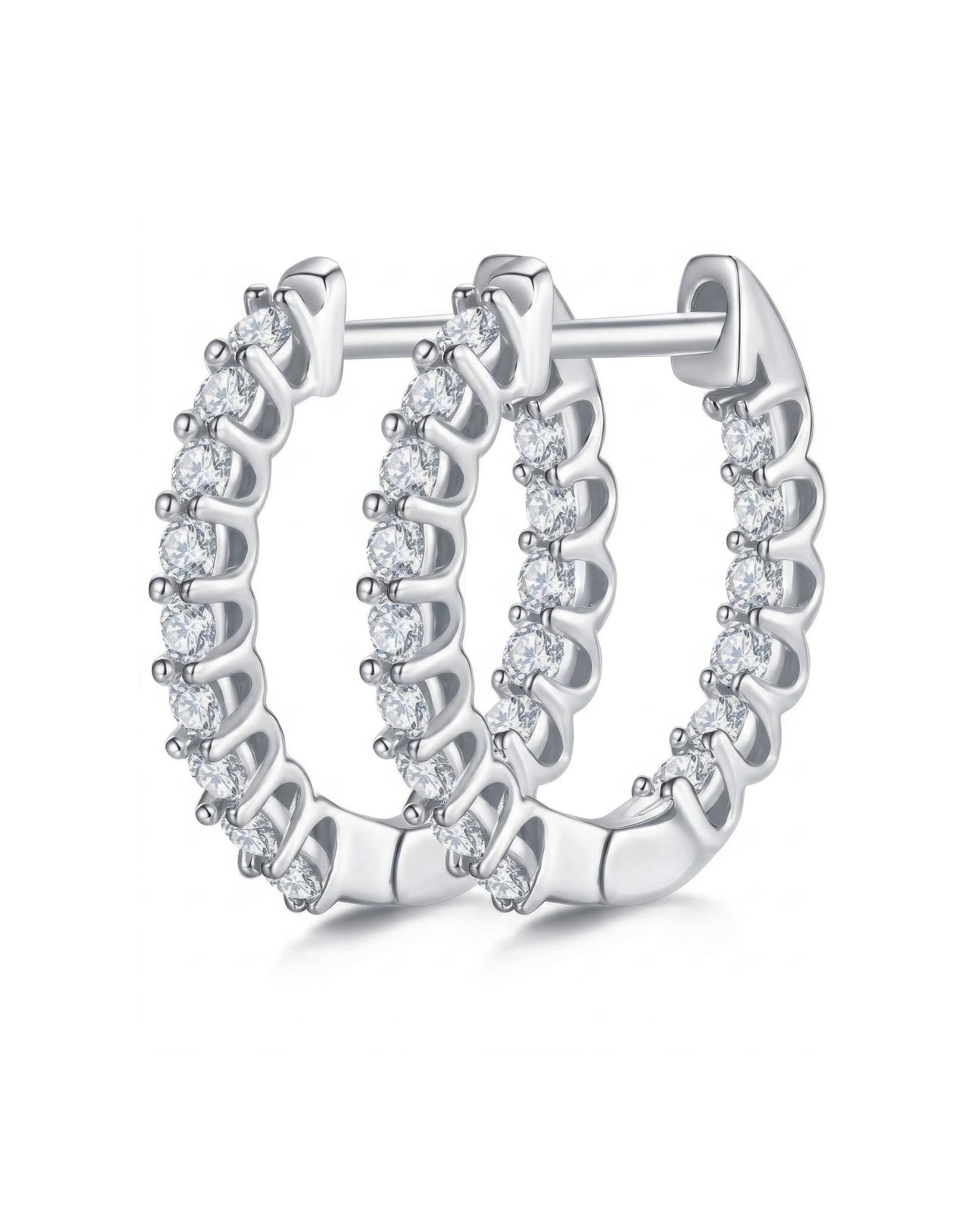 Virelle Double Spark Small Hoops Earring