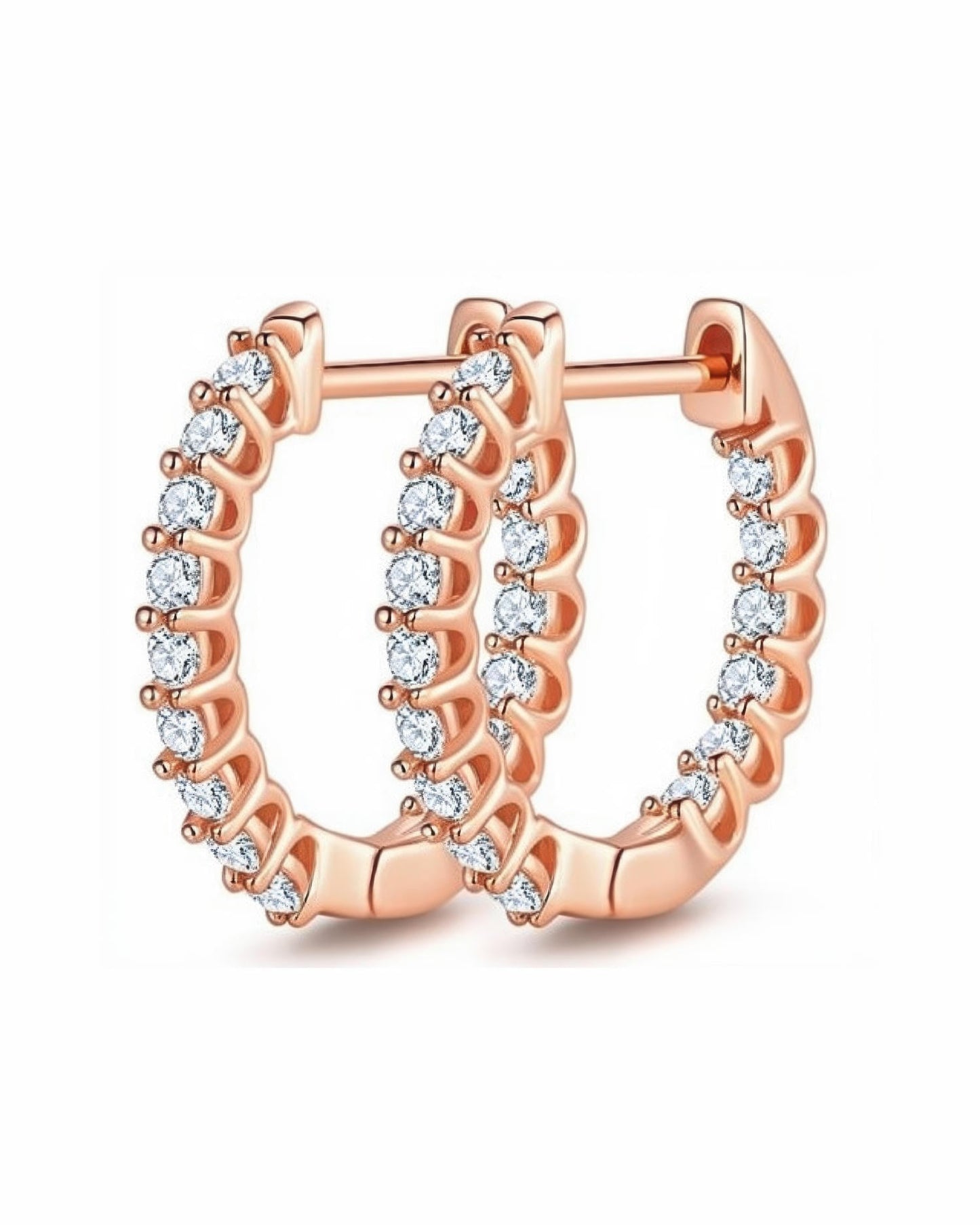 Virelle Double Spark Small Hoops Earring