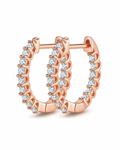 Virelle Double Spark Small Hoops Earring