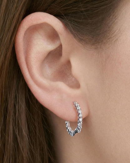 Virelle Double Spark Small Hoops Earring