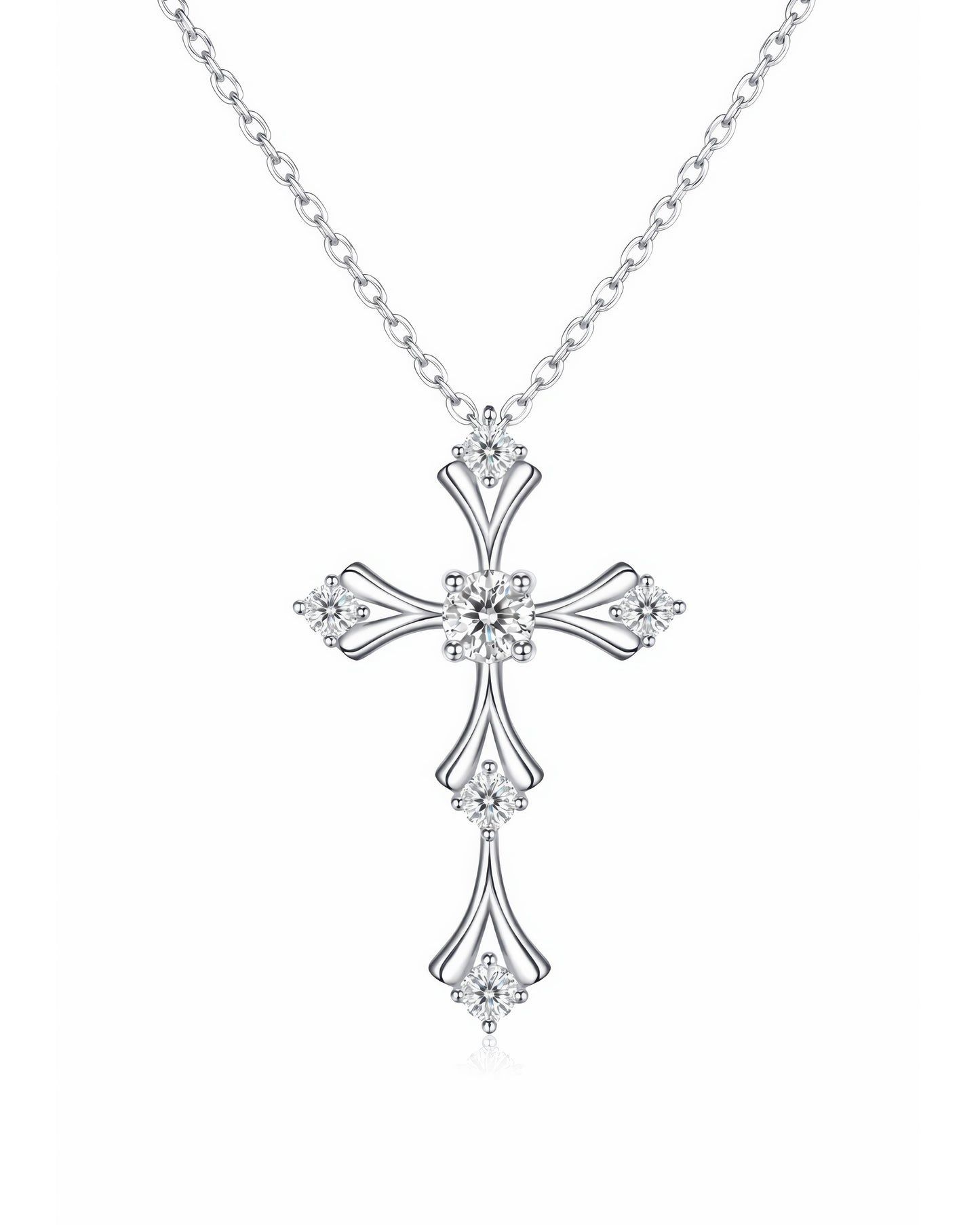 Eternal Cross· Radiant Crest Necklace