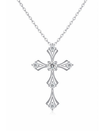 Eternal Cross· Radiant Crest Necklace